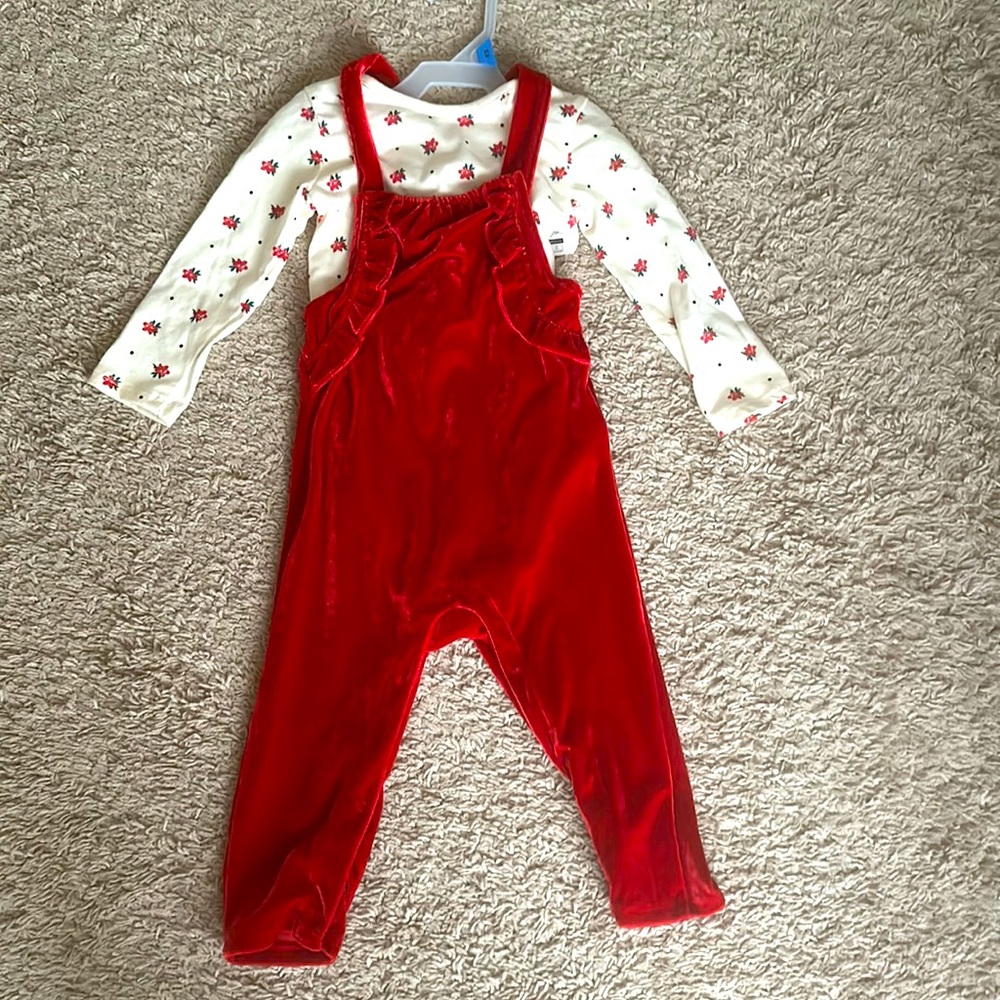 Wonder Nation 24 month red romper